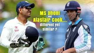 MS Dhoni and Alastair Cook — Two captains, different men, similar responses